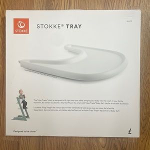 NEW IN BOX: Stokke Tripp Trapp High Chair Tray - White